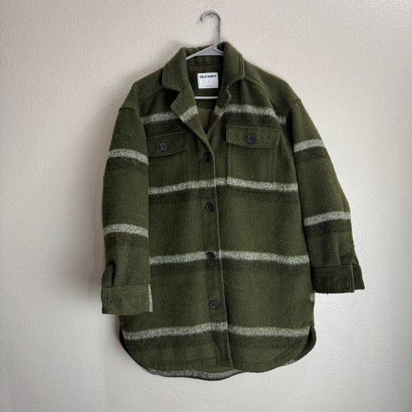 Old Navy Tops - Old Navy Vintage Button Up Flannel Mohair Style Shirt Size Small